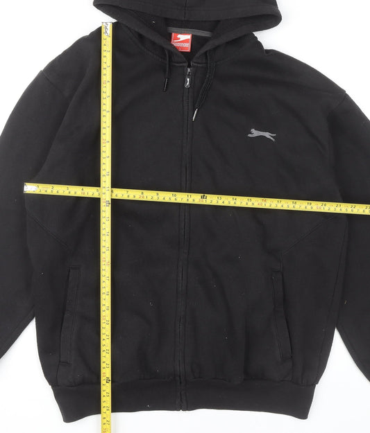 Slazenger Men's Black Full Zip Hoodie Size L Regular Fit