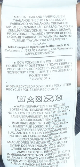 Nike Boys PSG Neymar #10 Football Jersey Blue 7-8Y Short Sleeve V-Neck