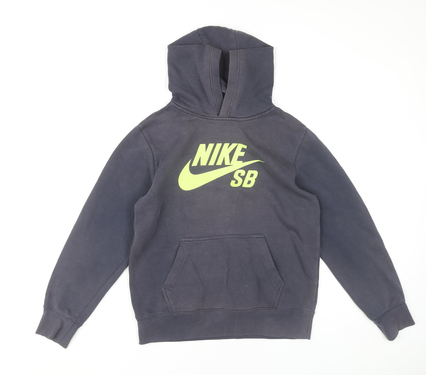 Nike SB Boys Grey Pullover Hoodie 12-13 Years Skateboarding Sweatshirt
