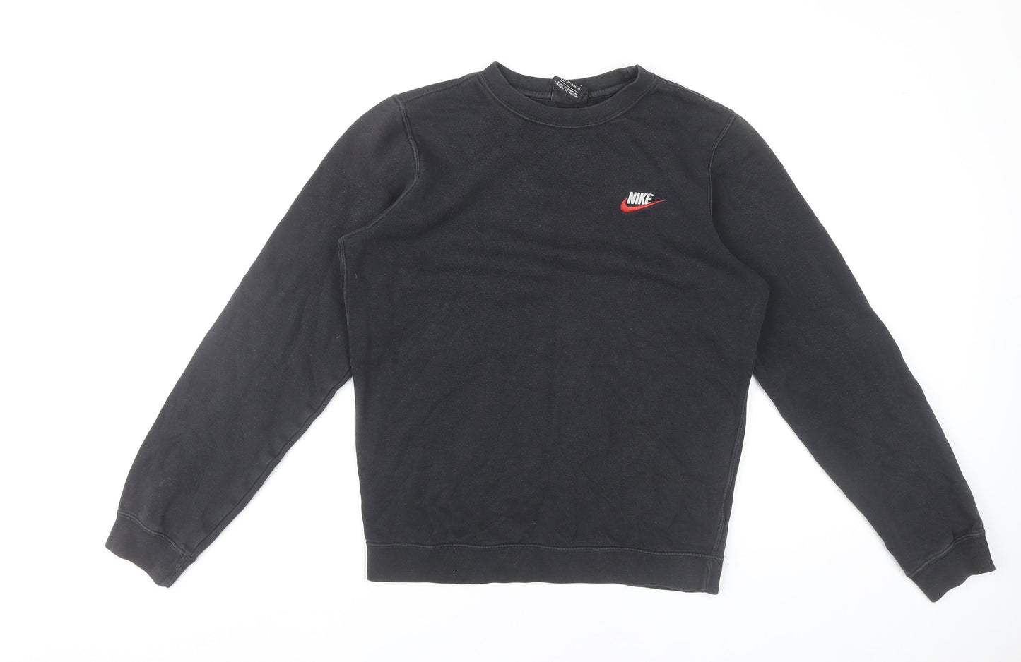 Nike Men’s Black XS Crew Neck Pullover Sweatshirt Logo Sportswear