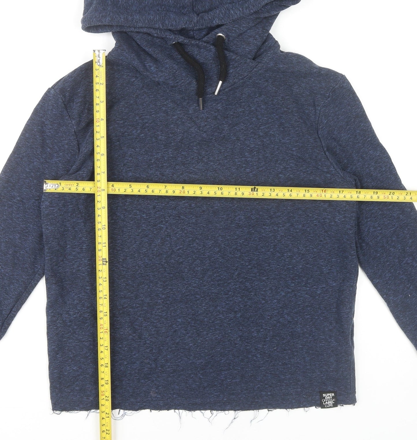 Superdry Women’s Blue XS Pullover Hoodie Lightweight Raglan