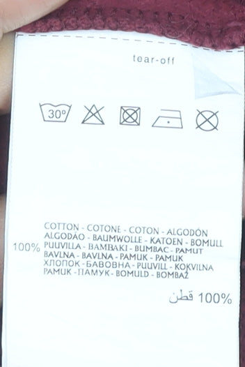 Champion Men’s Red XS Pullover Sweatshirt Logo Crew Neck