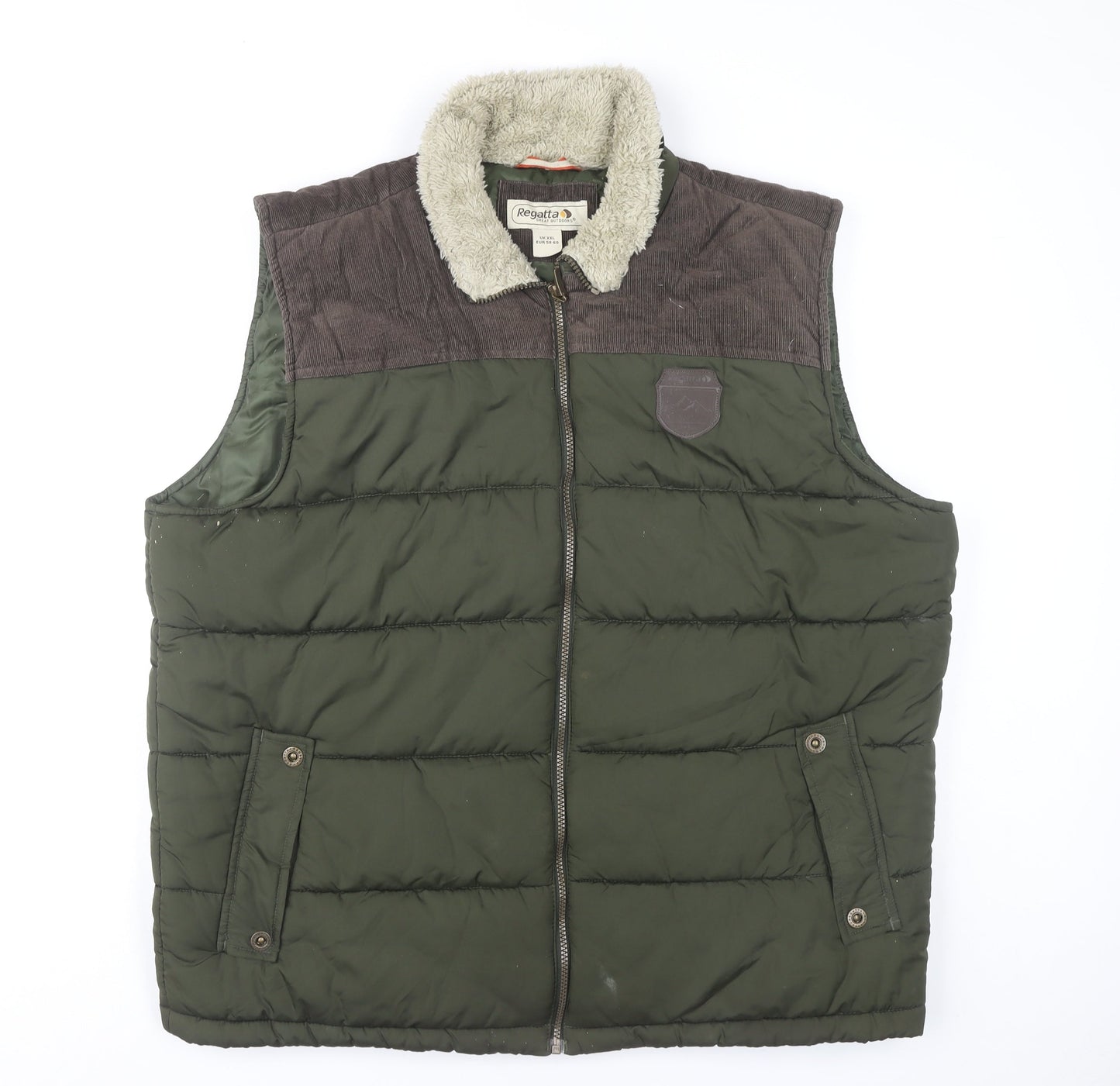 Regatta Men’s Green 2XL Puffer Waistcoat Jacket Outdoors