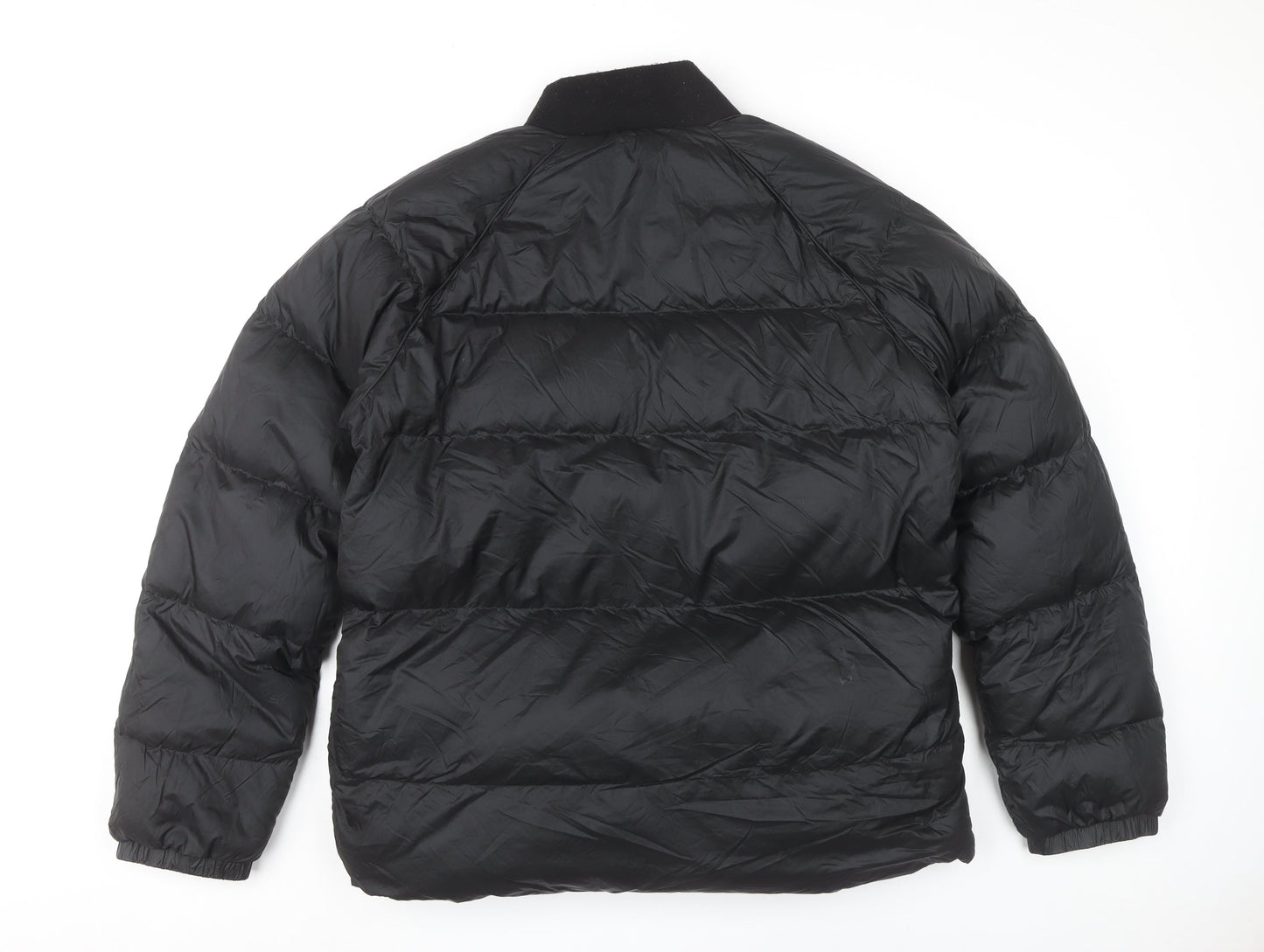 Adidas Mens Black M Puffer Jacket Winter Casual Coat