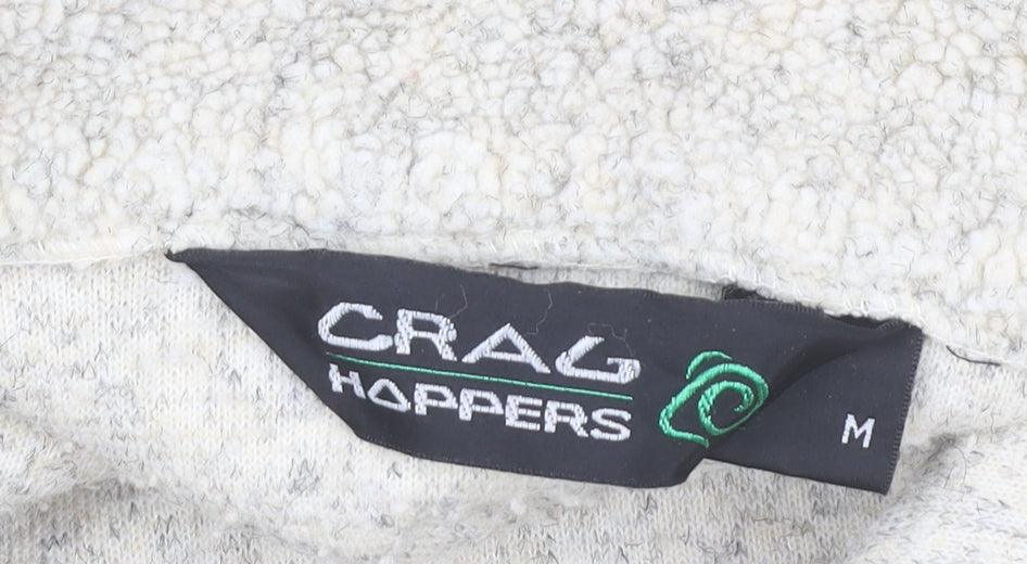 Craghoppers Men’s Beige Fleece Sweatshirt M 1/2 Zip Pullover Outdoor