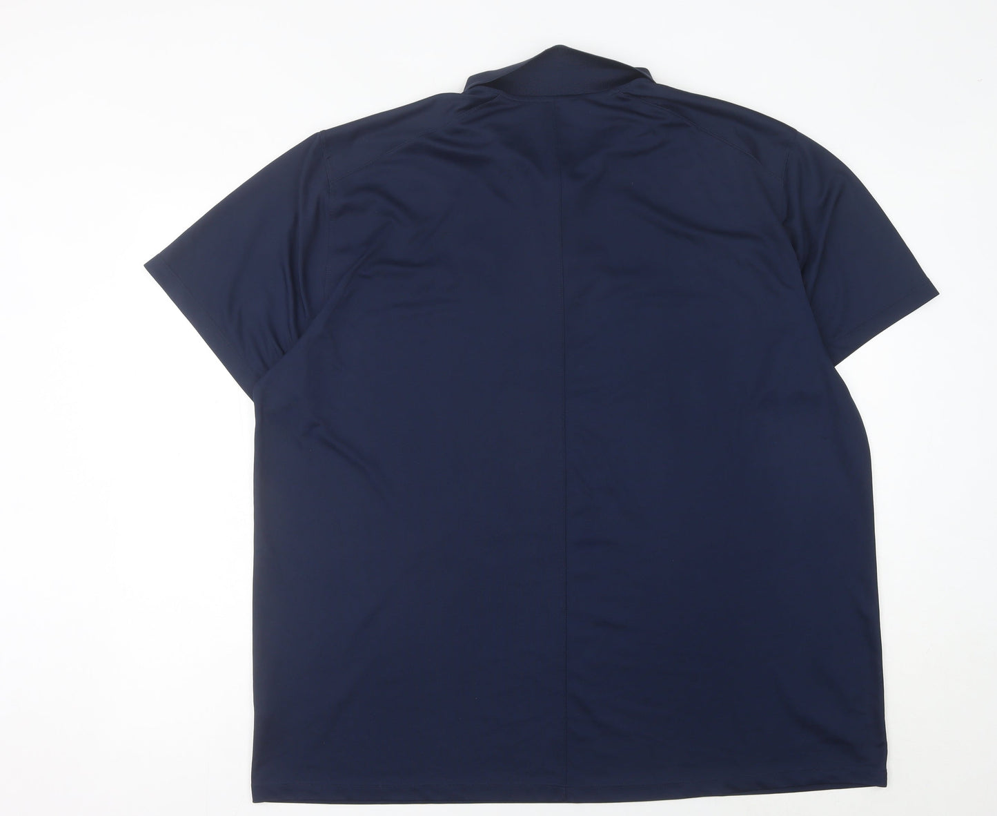 Nike Mens Blue 3XL Polo Shirt Dri-Fit Golf Sports Tee