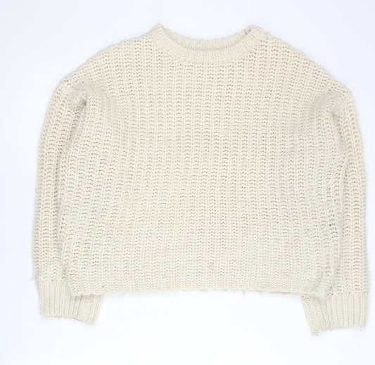 Billabong Womens Ivory Chunky Knit Pullover Jumper XS