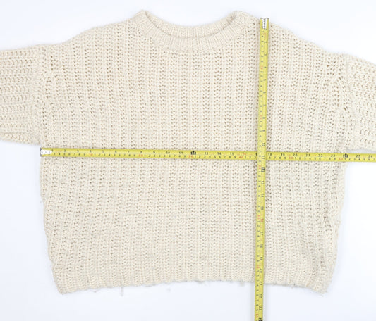 Billabong Womens Ivory Chunky Knit Pullover Jumper XS