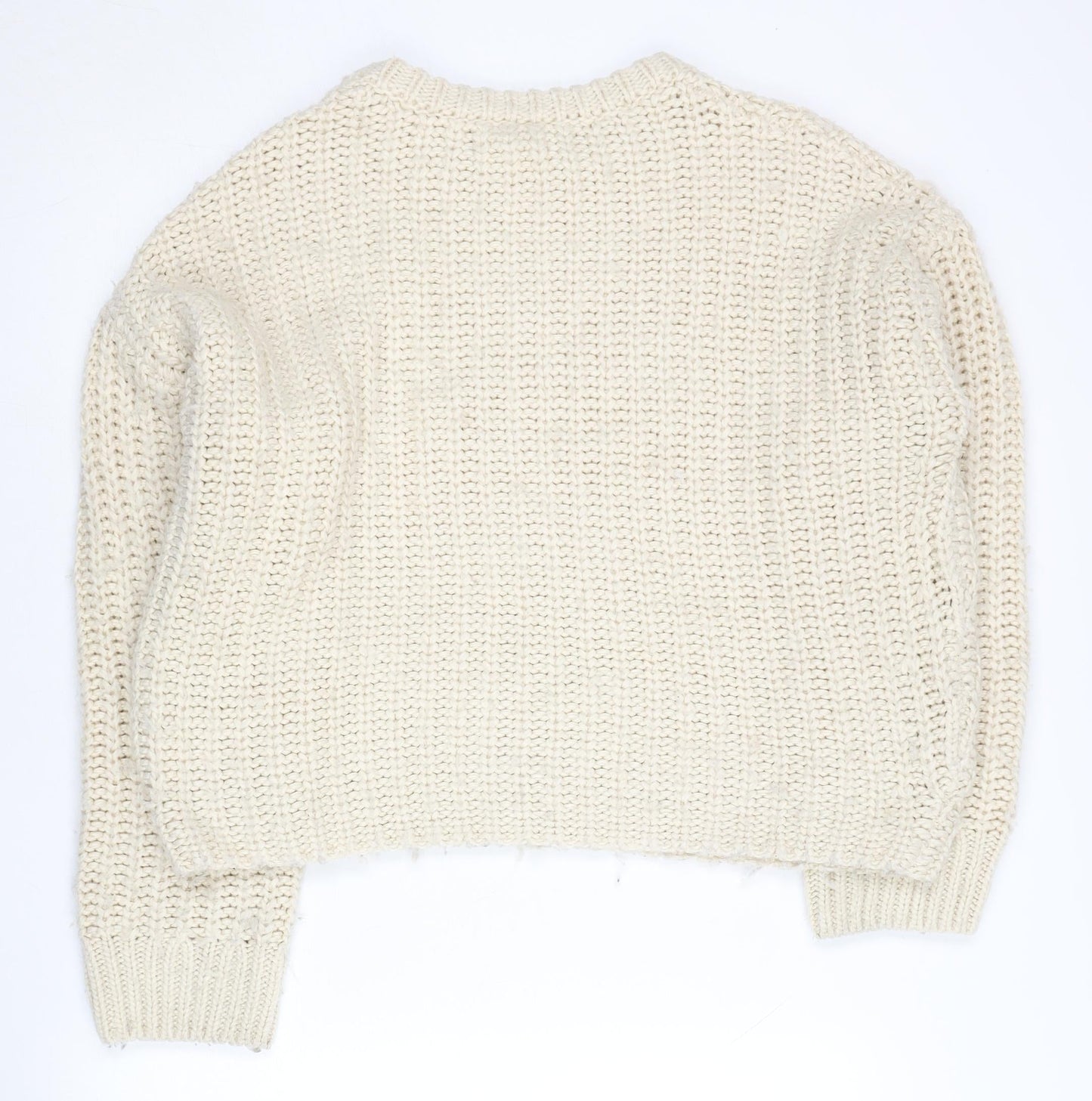 Billabong Womens Ivory Chunky Knit Pullover Jumper XS