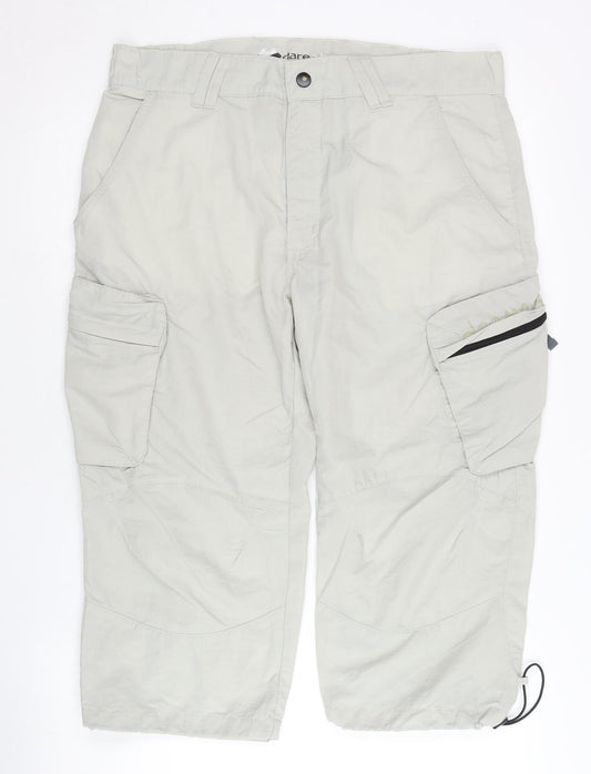 Dare 2b Unisex Adults Beige Cargo Shorts Size 20 Polyamide Outdoor
