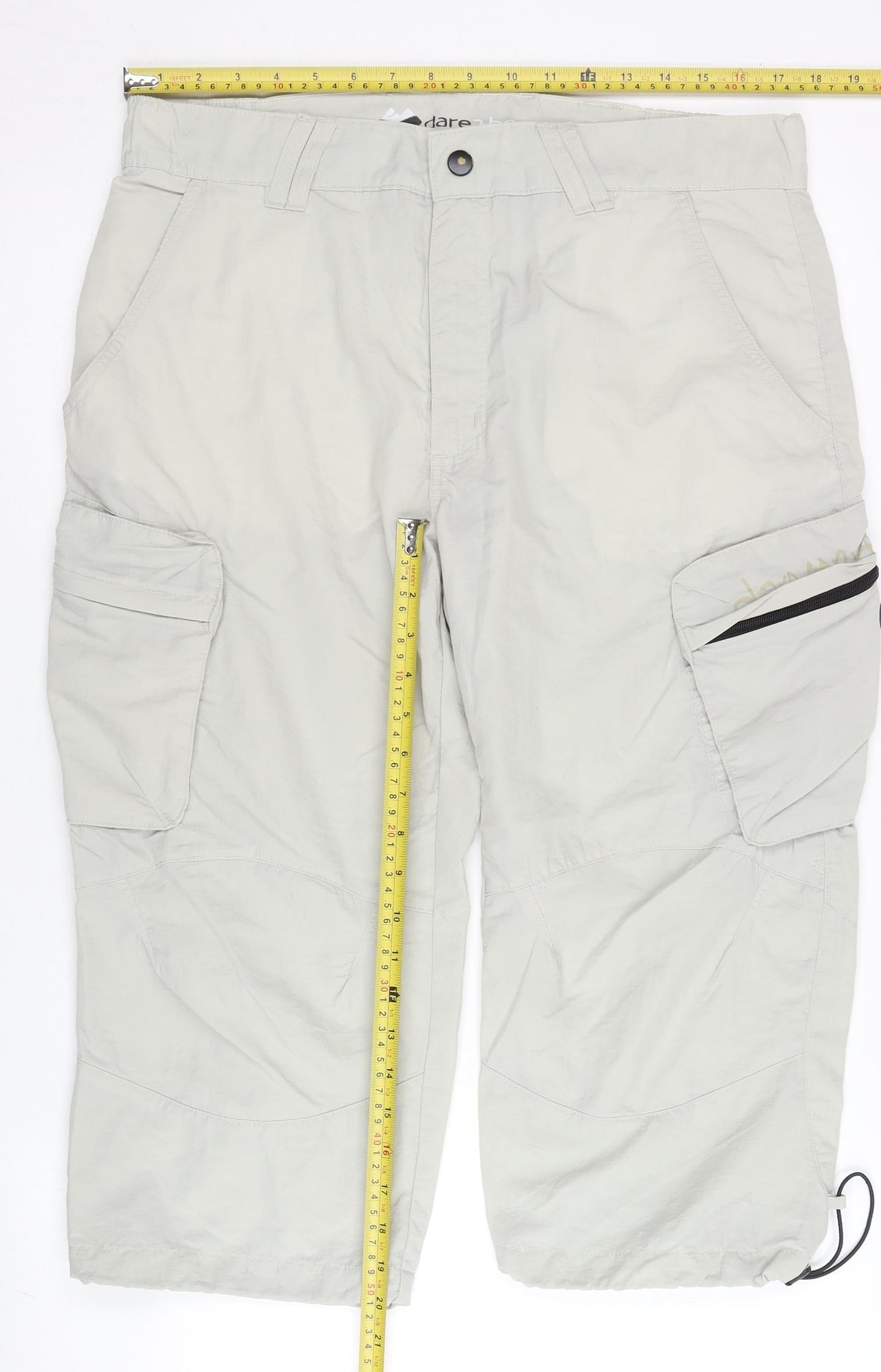 Dare 2b Unisex Adults Beige Cargo Shorts Size 20 Polyamide Outdoor