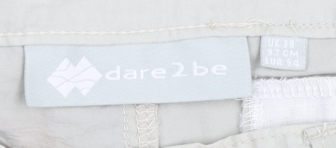 Dare 2b Unisex Adults Beige Cargo Shorts Size 20 Polyamide Outdoor