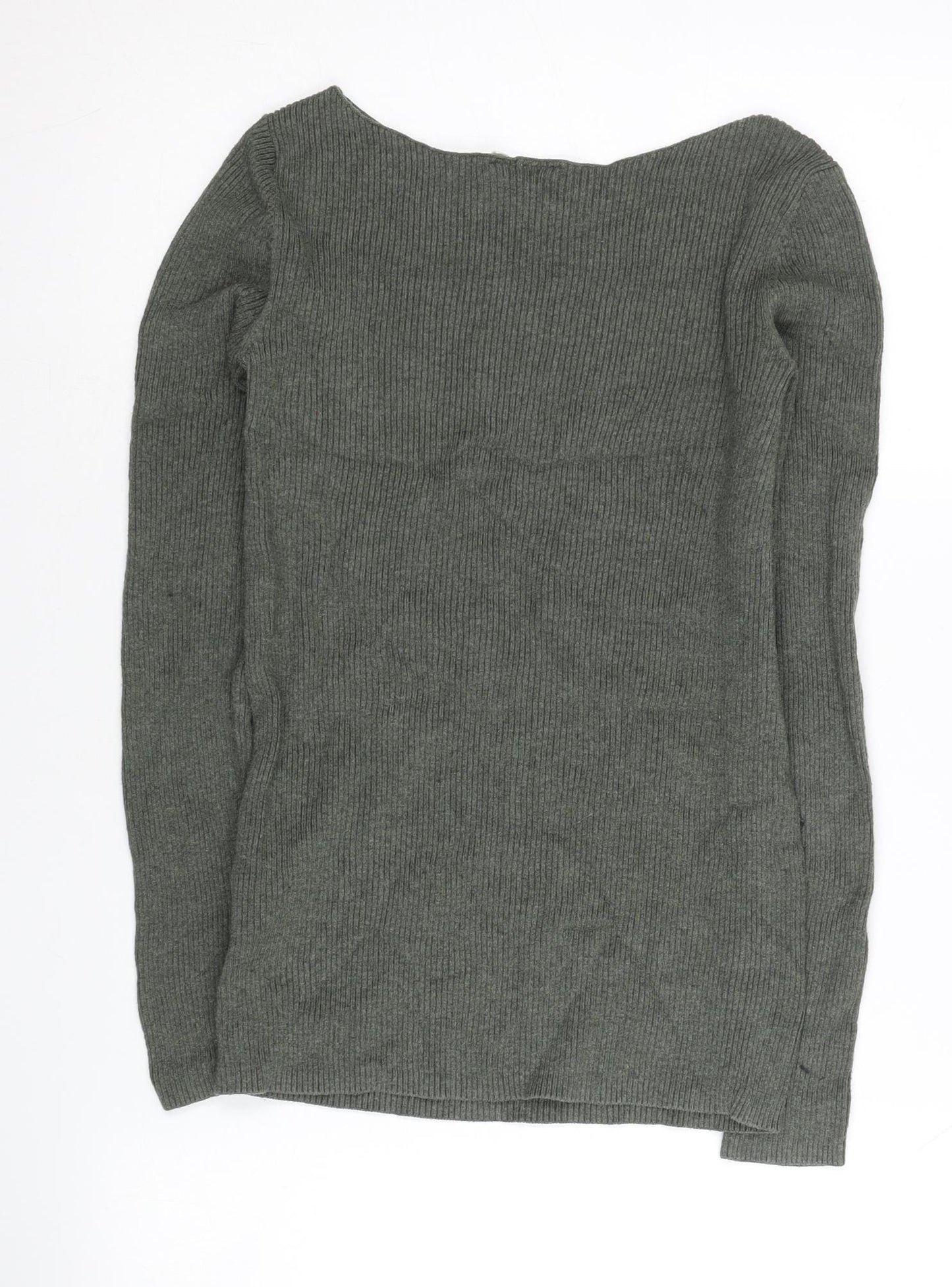 GAP Women’s Grey Boat Neck Pullover Jumper XS Long Sleeve