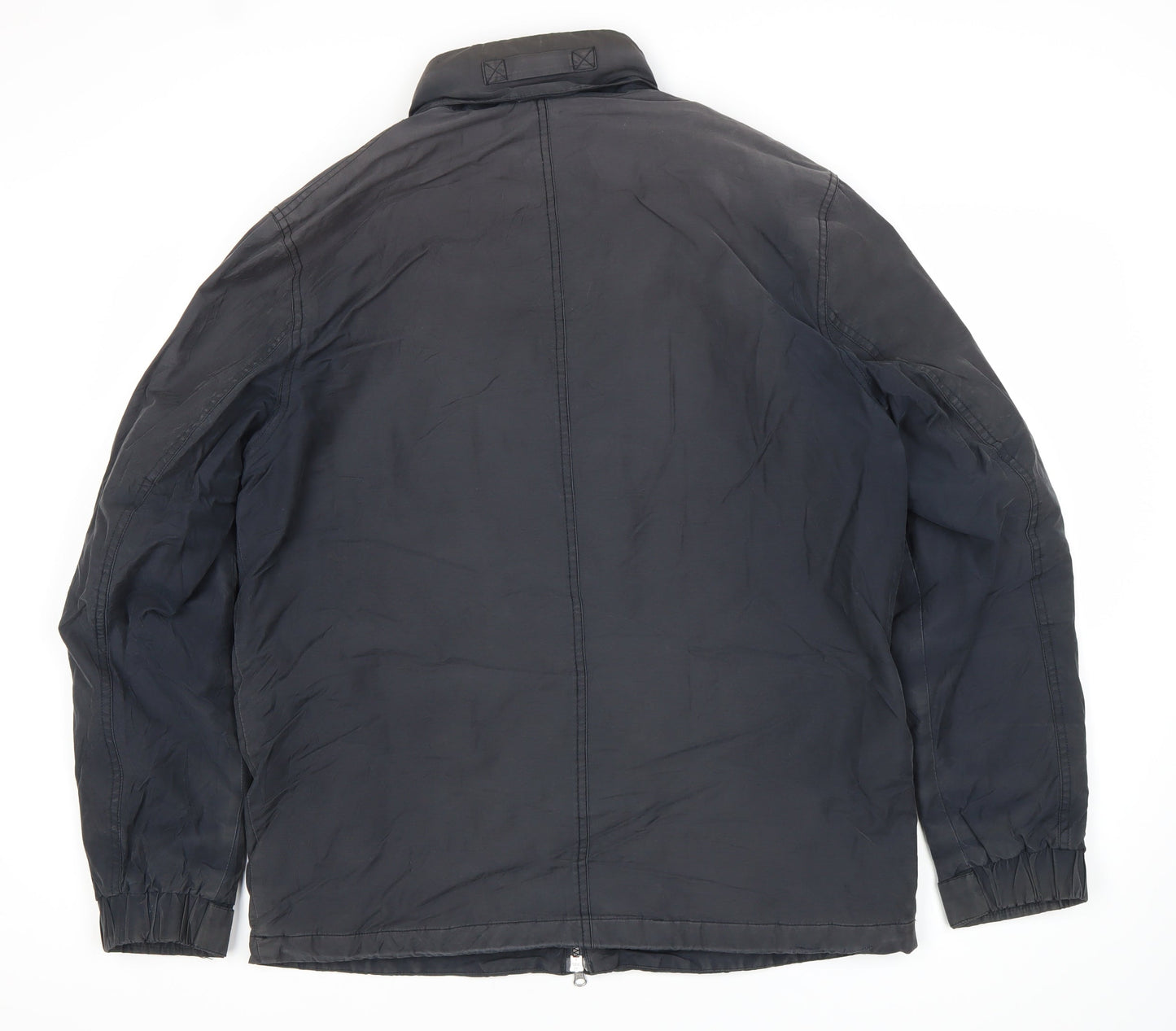 Gant Men’s Black Cotton Nylon Full Zip Jacket Size M