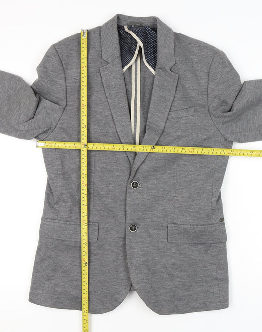 River Island Men’s Grey Blazer UK 42 Regular Fit Jacket