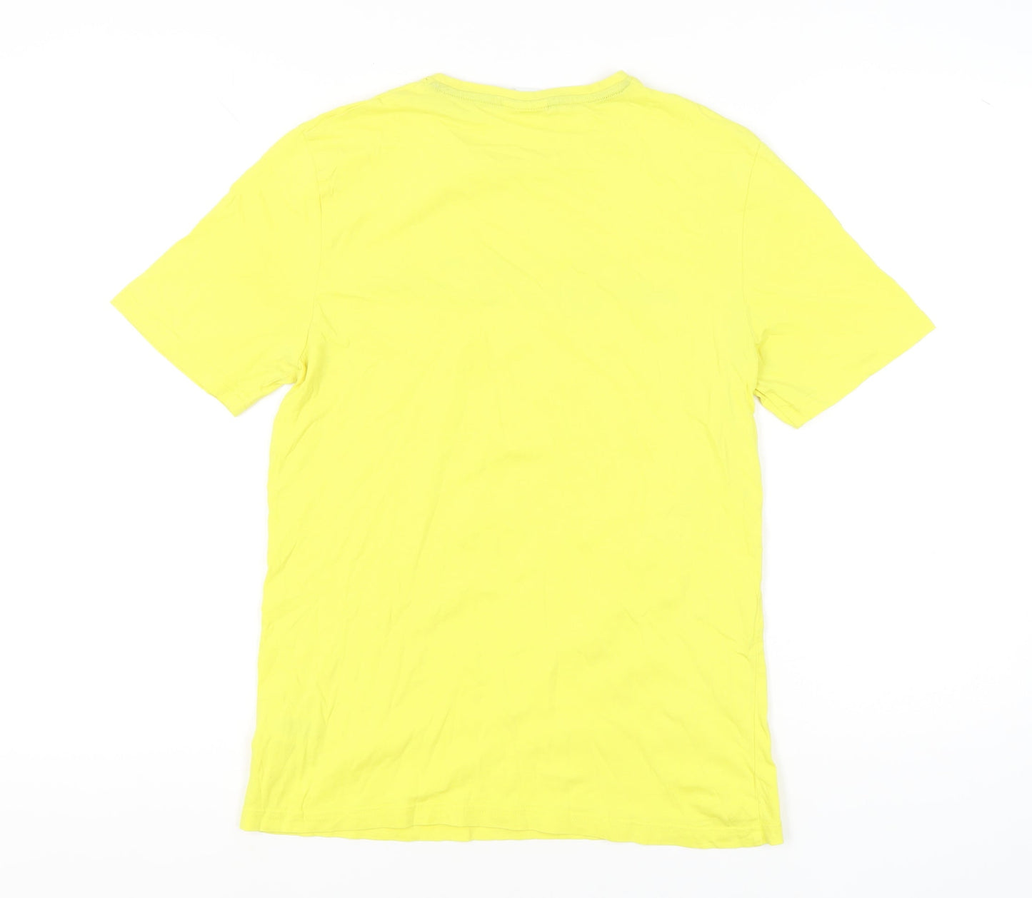 Hugo Boss Boys Yellow 16 Years Logo Short Sleeve Cotton T-Shirt