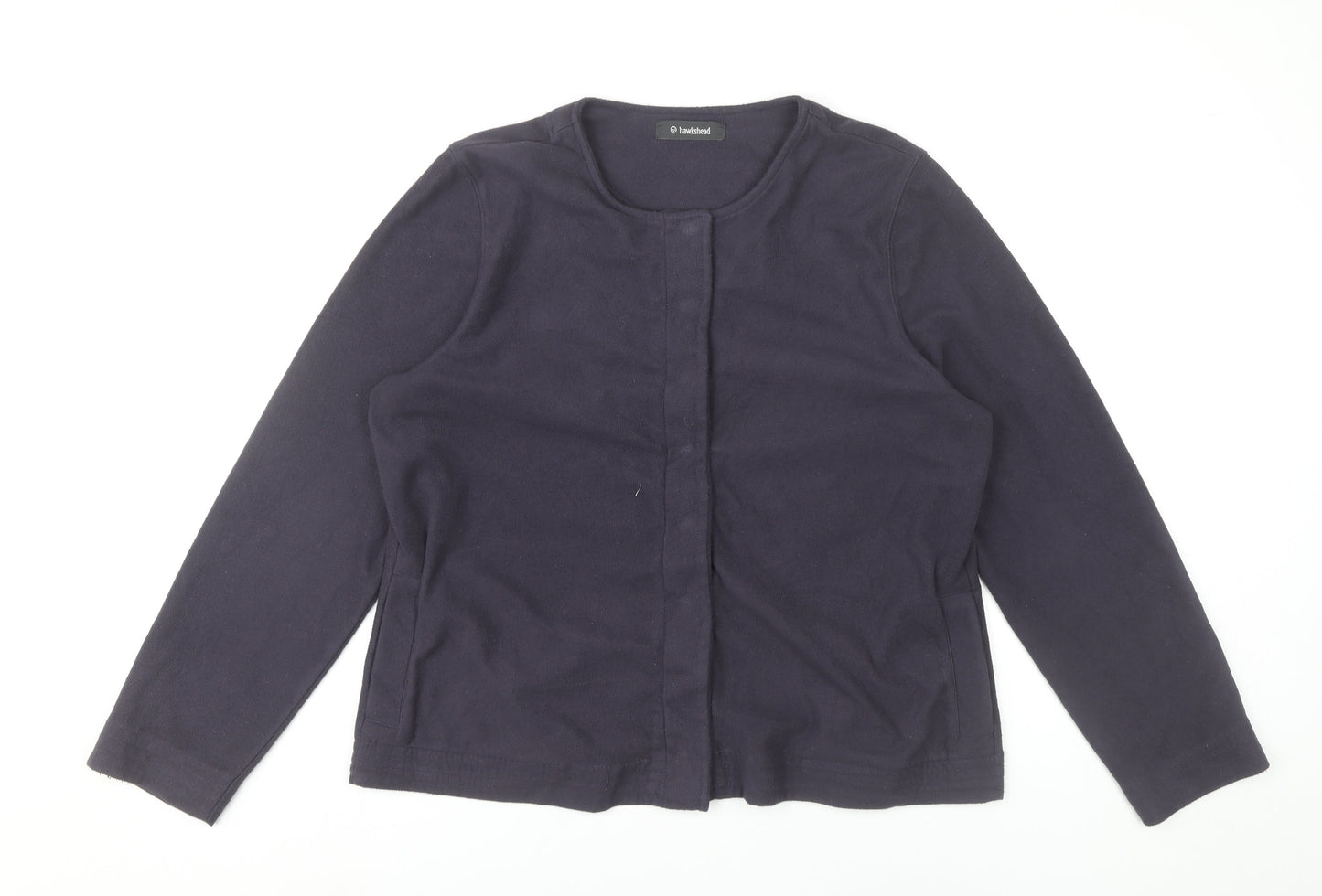 Hawkshead Women’s Blue Fleece Jacket Size 16 Casual Classic
