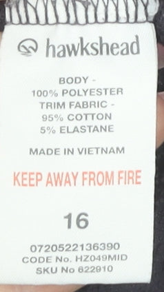 Hawkshead Women’s Blue Fleece Jacket Size 16 Casual Classic