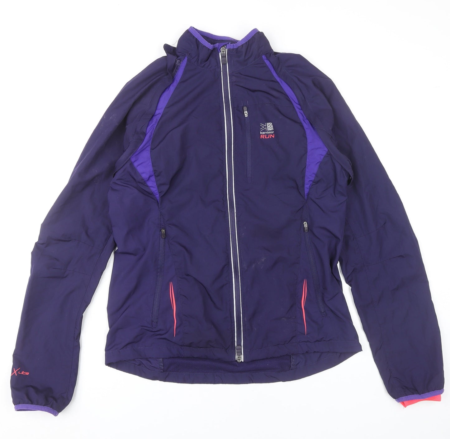 Karrimor Women’s Purple Windbreaker Jacket Size 14 Polyester