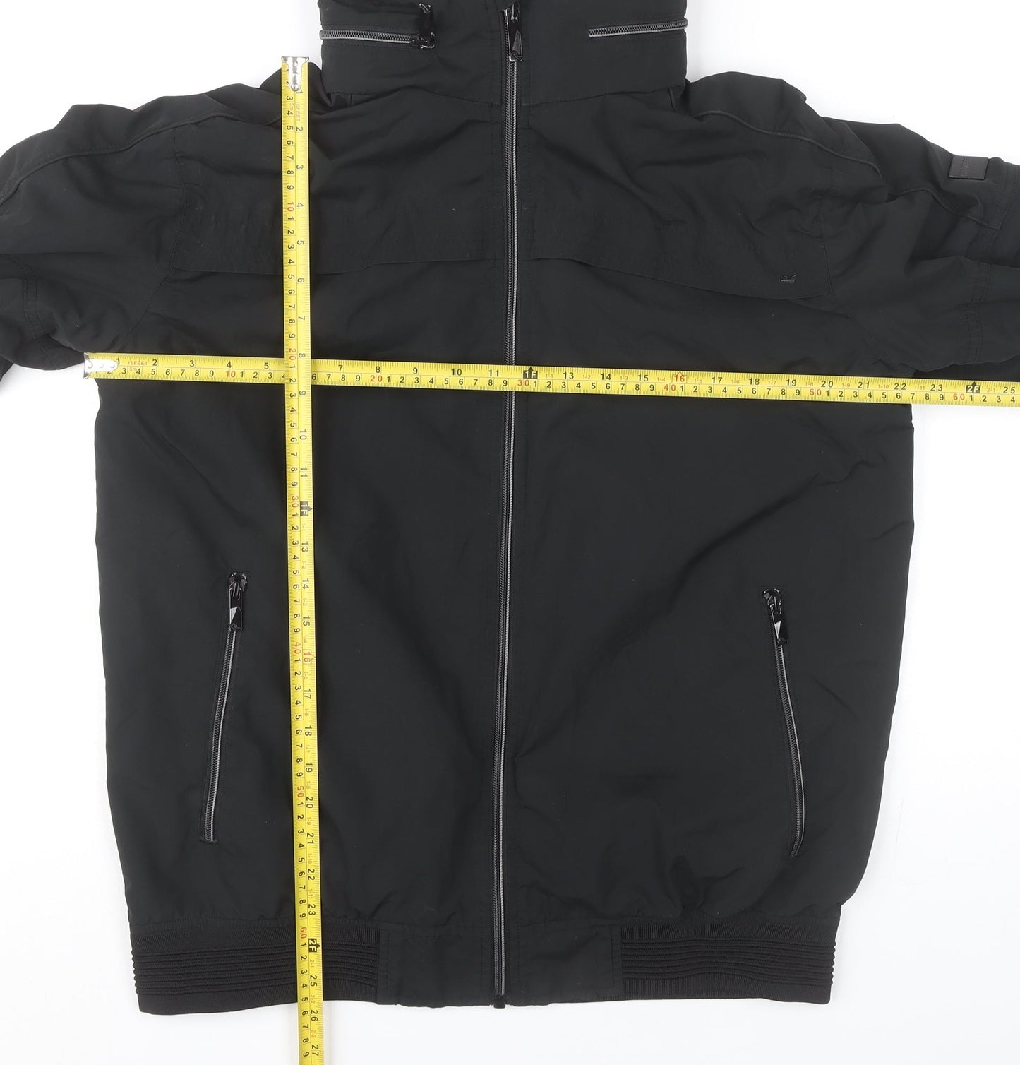 Regatta Men’s Black Bomber Jacket L Outdoor Full Zip Coat
