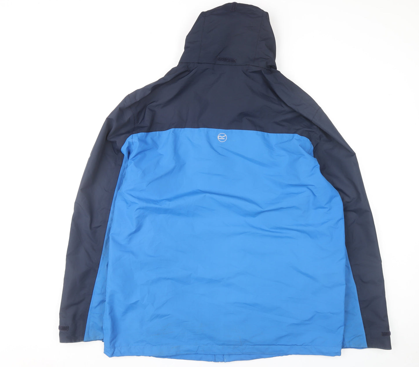 Regatta Men’s Blue XL Waterproof Hooded Rain Jacket Coat