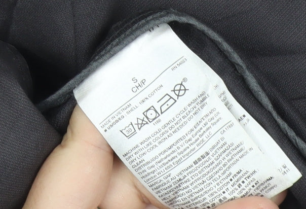 GAP Men’s Black Cotton Blazer Jacket Size S Regular Fit