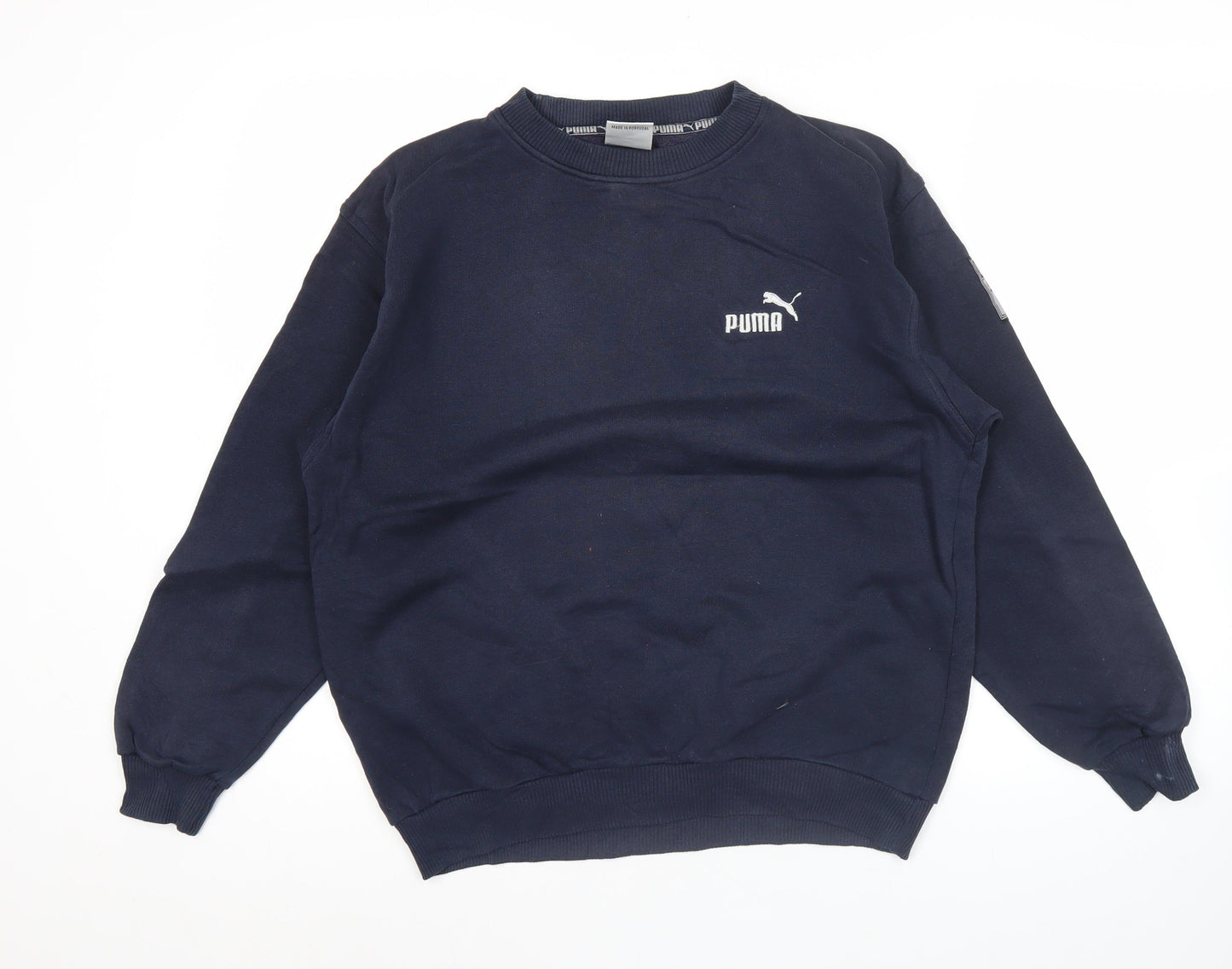 Puma Boys Blue Crew Neck Logo Pullover Sweatshirt LB 11-12 Years