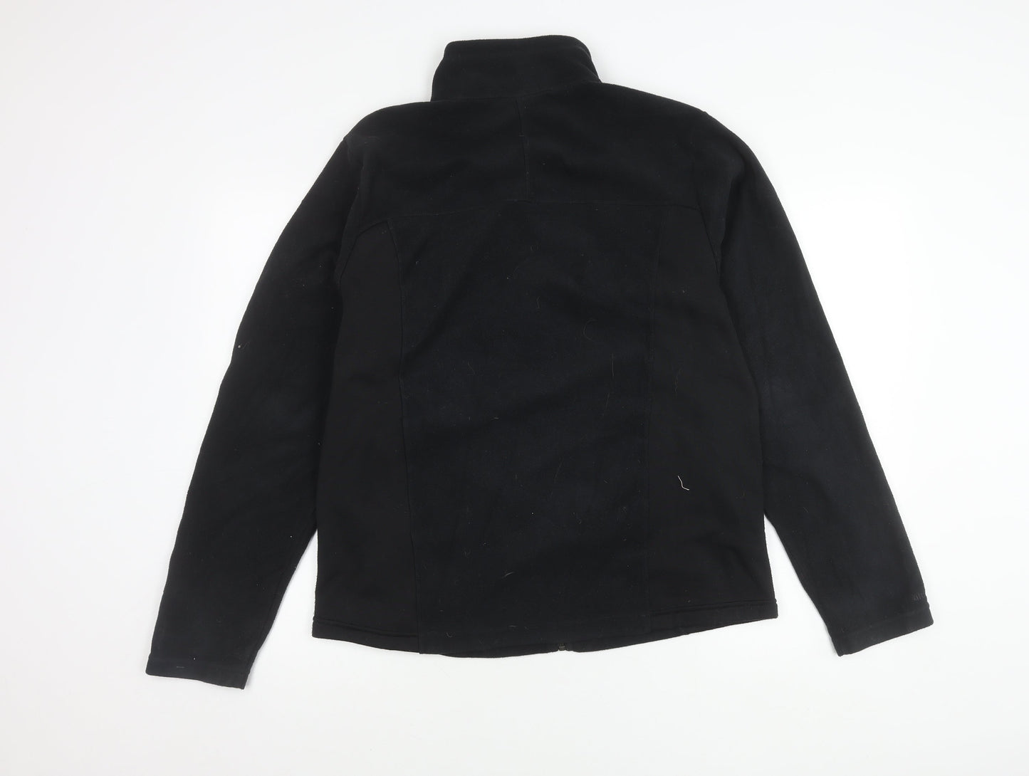 Kathmandu Men’s Black Fleece Jacket M Full Zip Outdoor Hiking