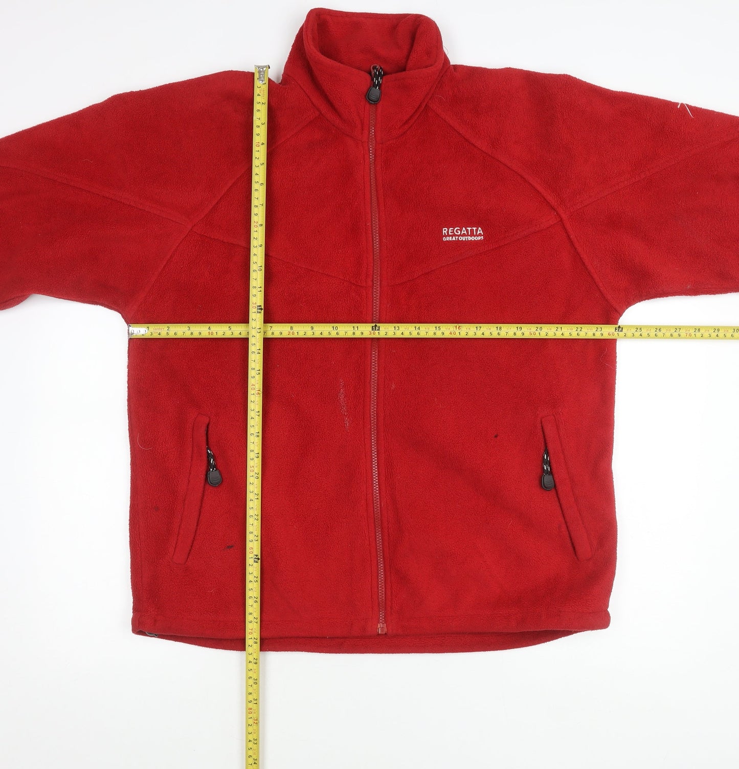 Regatta Mens Red Fleece Full Zip Outdoor Jacket Size M 40in