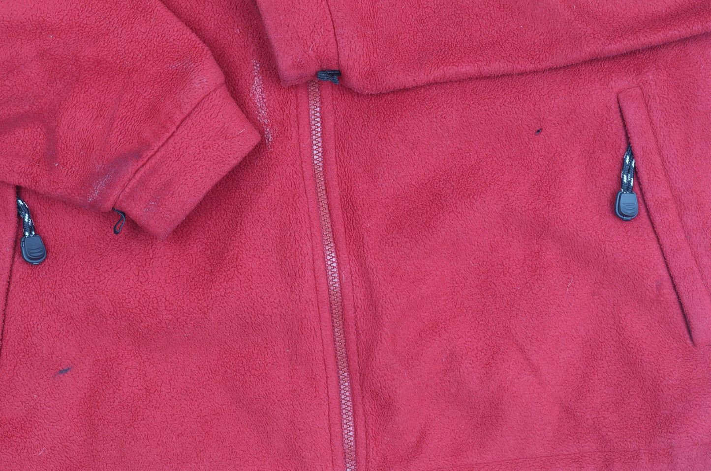 Regatta Mens Red Fleece Full Zip Outdoor Jacket Size M 40in