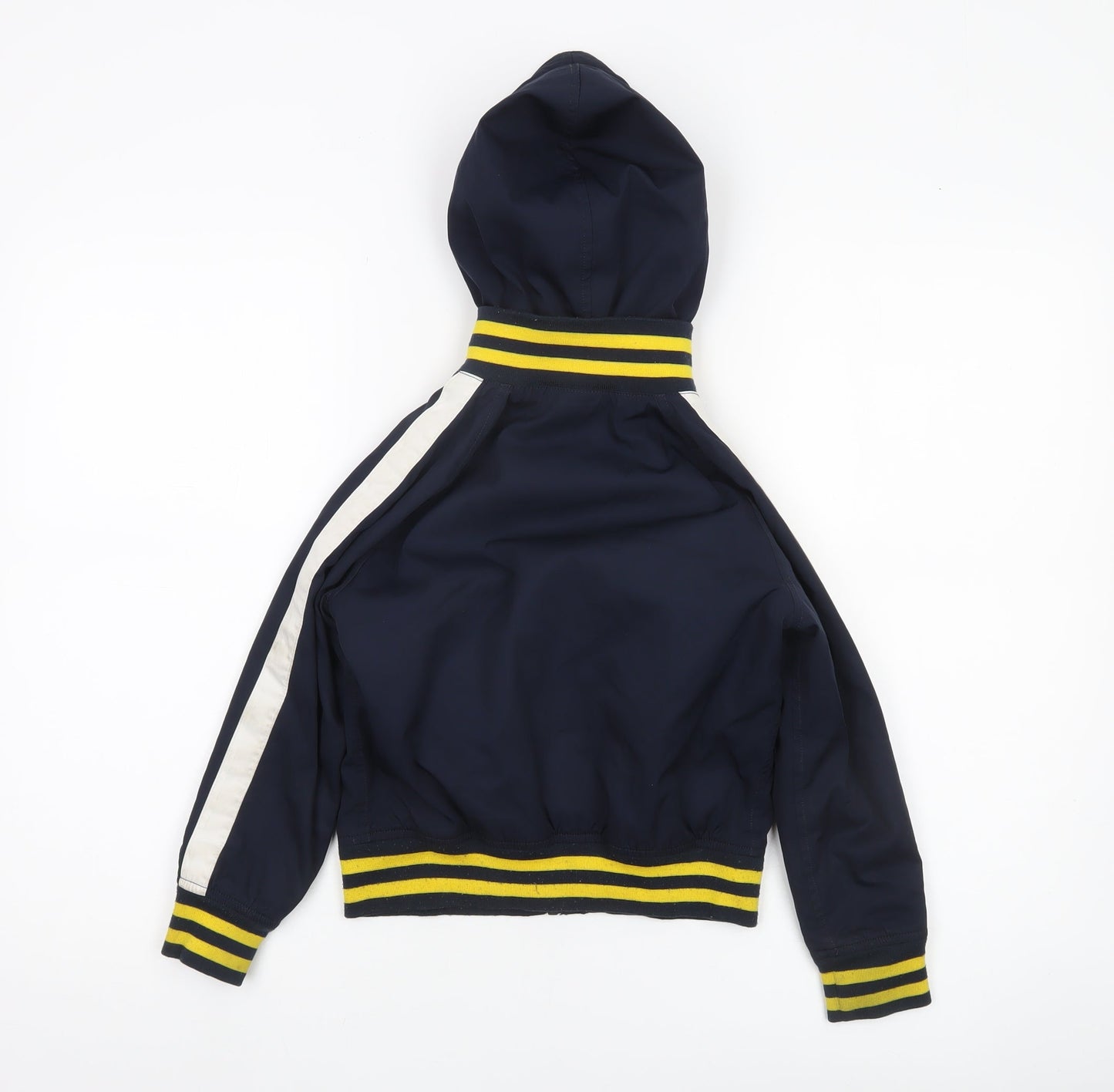 Ralph Lauren Boys Blue Bomber Jacket Age 6 Hooded Full Zip Casual