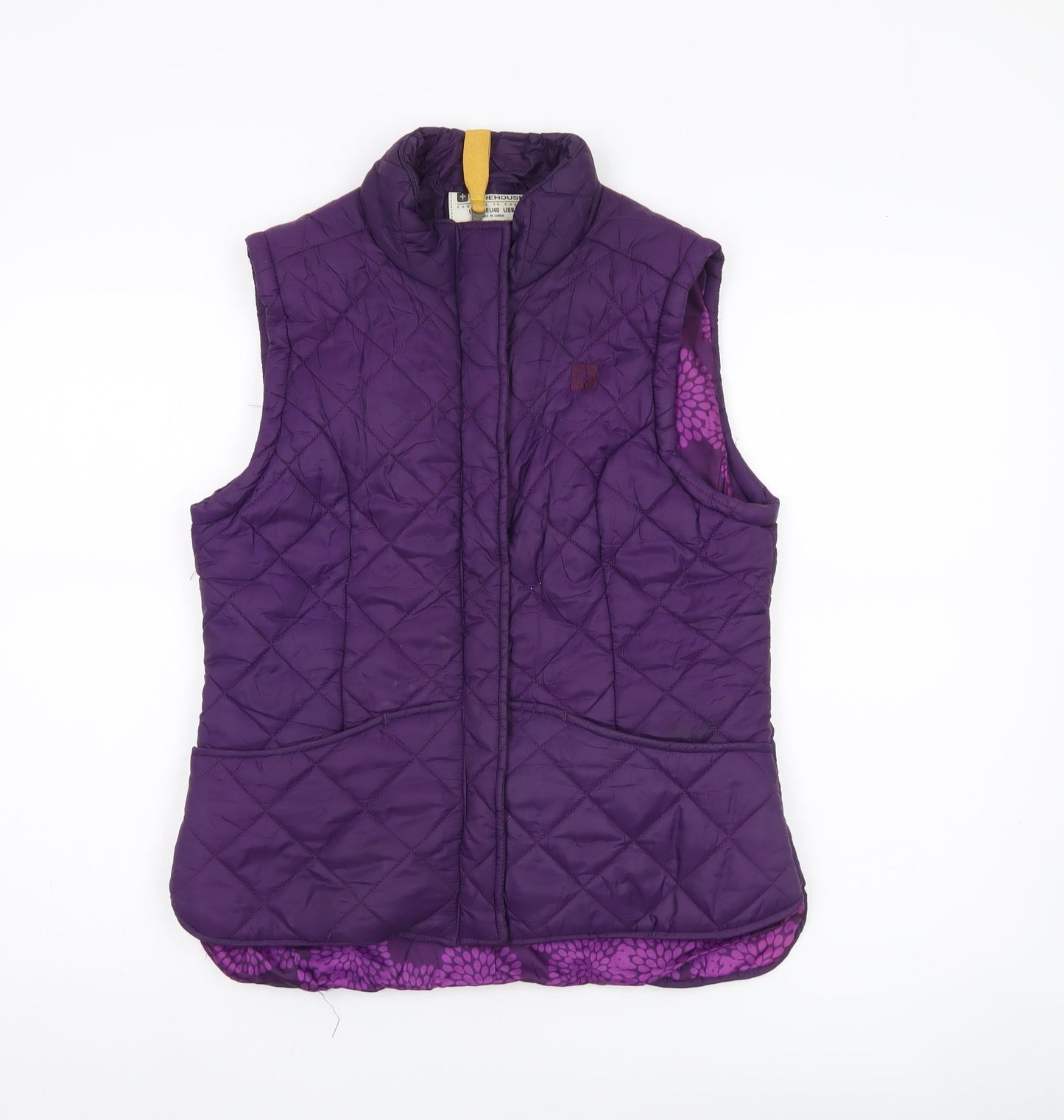 Mountain Warehouse Womens Purple Quilted Waistcoat UK12 Outdoor Gilet