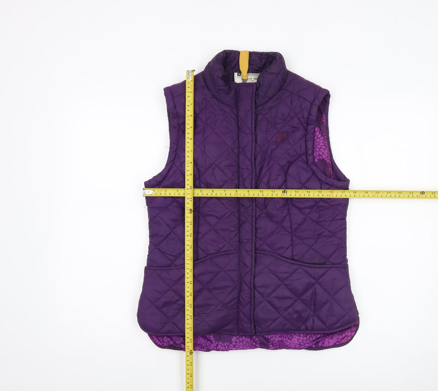Mountain Warehouse Womens Purple Quilted Waistcoat UK12 Outdoor Gilet