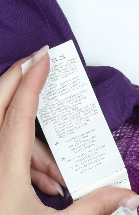 Karrimor Womens Purple Hooded Waterproof Rain Jacket Size 8
