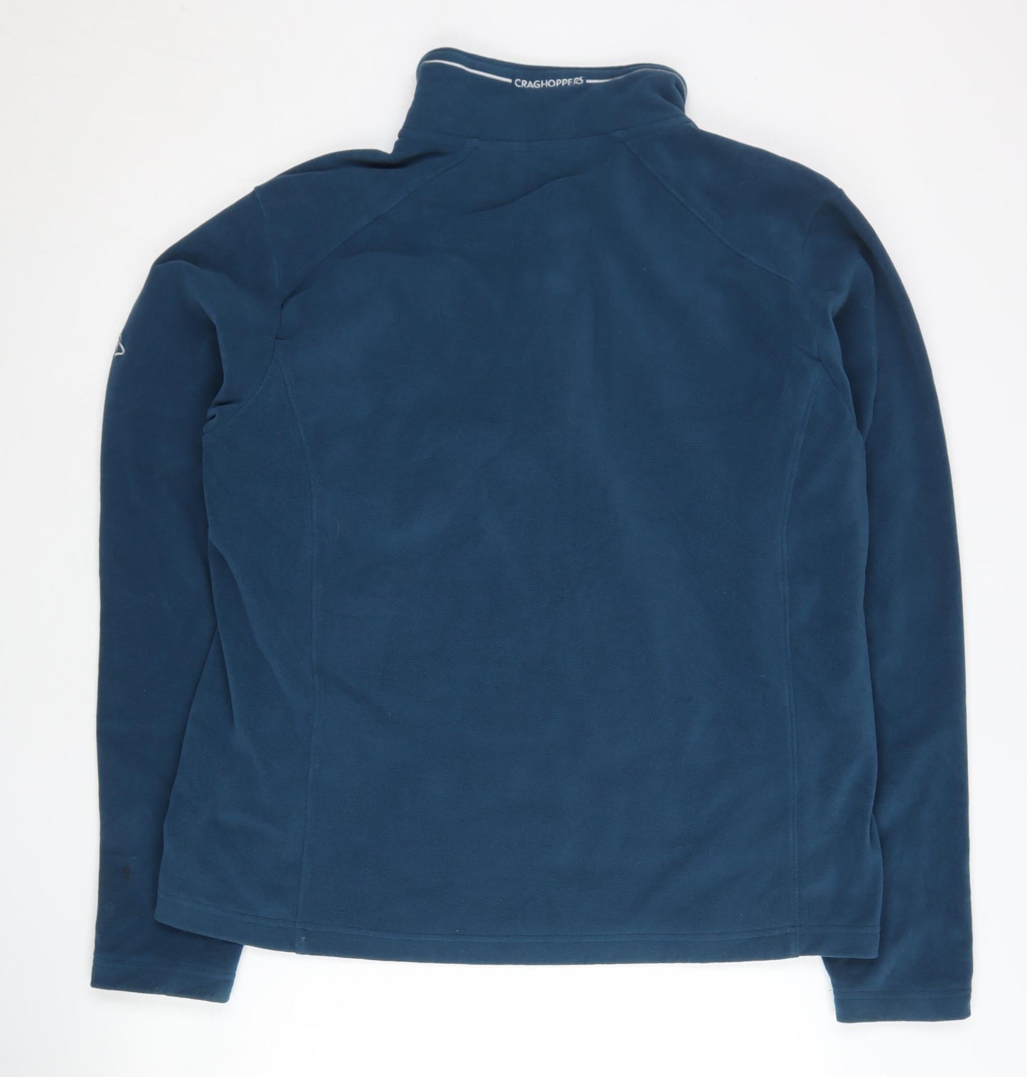 Craghoppers Mens Blue Fleece Sweatshirt L 1/4 Zip Outdoor Hiking Pullover