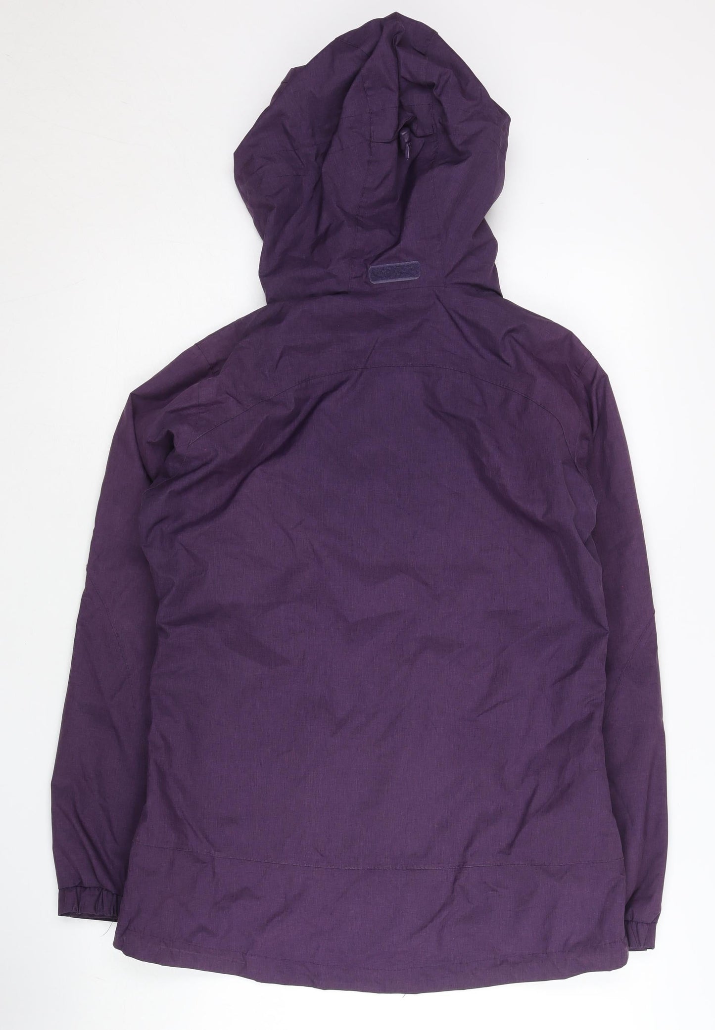 Peter Storm Womens Purple Waterproof Hooded Rain Jacket Coat Size 10