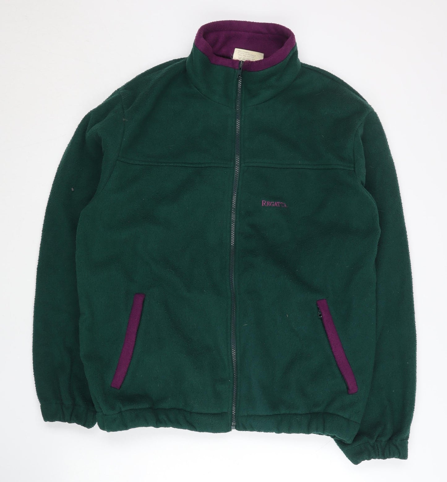 Regatta Women’s Green Fleece Jacket Size L Full Zip Outdoor