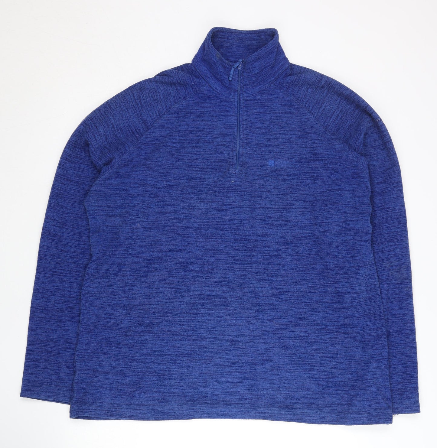 Mountain Warehouse Mens Blue XL Fleece 1/4 Zip Sweatshirt Outdoor