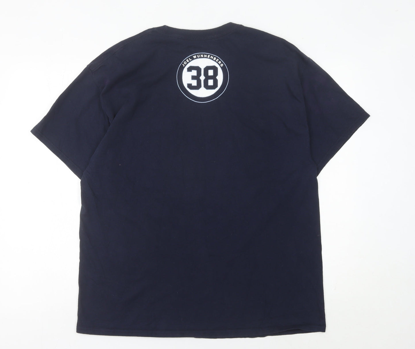Champion Men’s XL Navy Blue Marietta Football Graphic T-Shirt