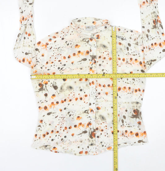 Womens UK Size M O'Neill Multicoloured 100% Cotton Button-Up