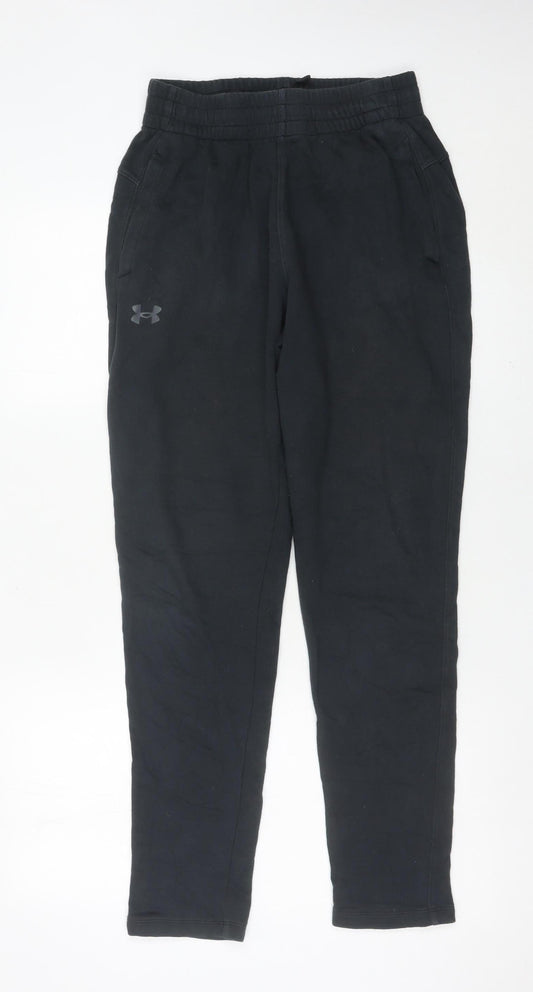 Under Armour Men's Black Jogger Sweatpants Slim Fit Size S
