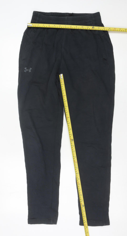 Under Armour Men's Black Jogger Sweatpants Slim Fit Size S