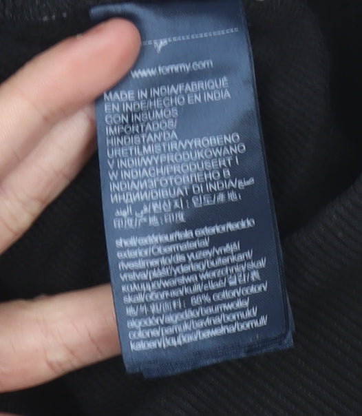 Tommy Hilfiger Boys Black Jogger Trousers 10 Years Elastic Waist