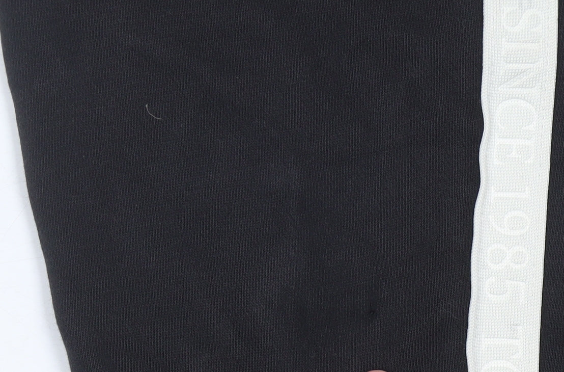 Tommy Hilfiger Boys Black Jogger Trousers 10 Years Elastic Waist