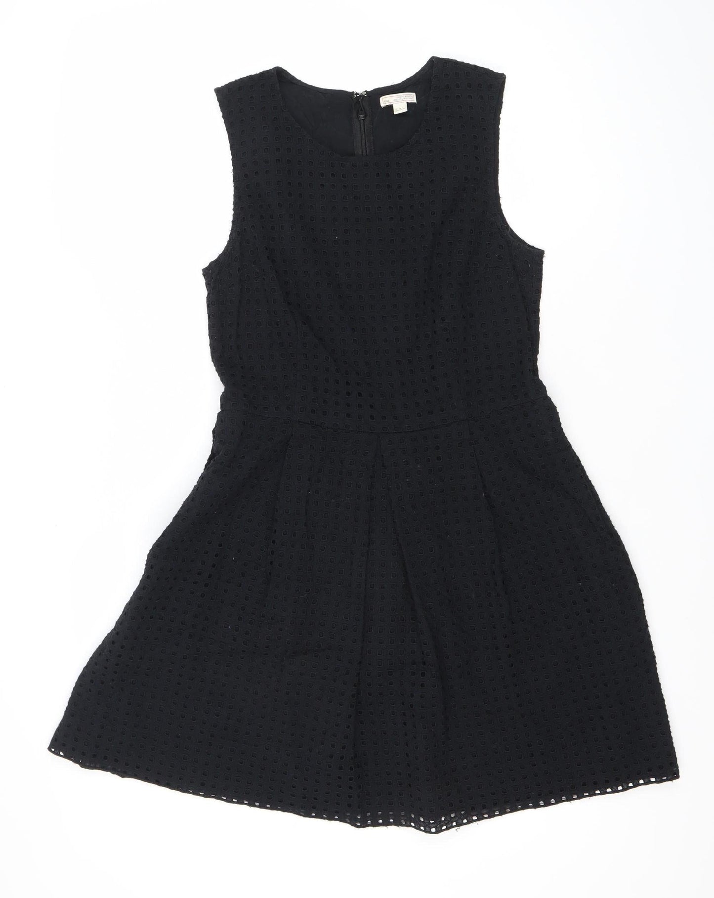 Gap Women’s Black Knee Length Fit & Flare Dress Size 8 Sleeveless