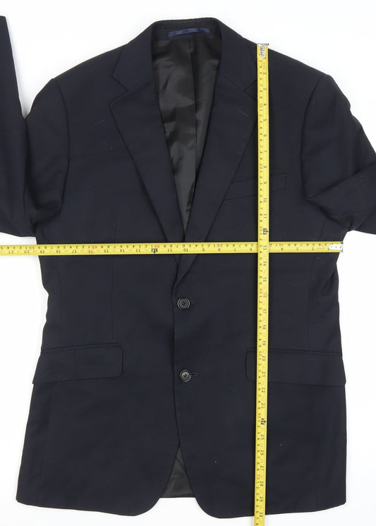 Dehavilland Men’s Blue 38R Regular Fit Blazer Jacket