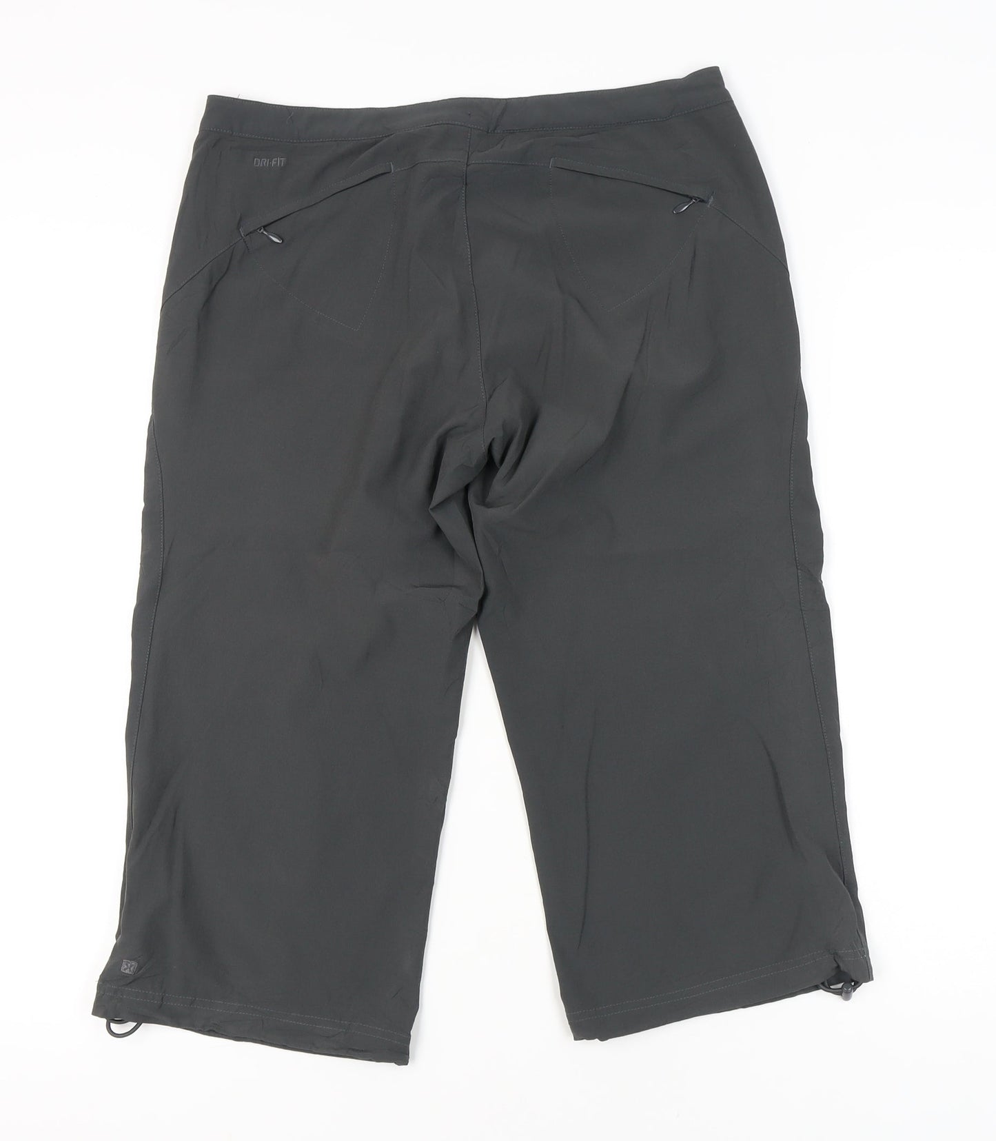Nike Womens Black Dri-Fit Capri Trousers Size 10 Sportswear