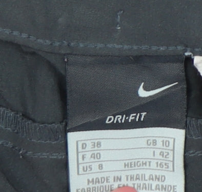 Nike Womens Black Dri-Fit Capri Trousers Size 10 Sportswear