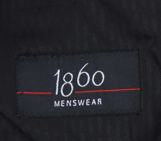 Additional view of 1860 Menswear Men's Black Formal Dress Pants, size 41, Waist