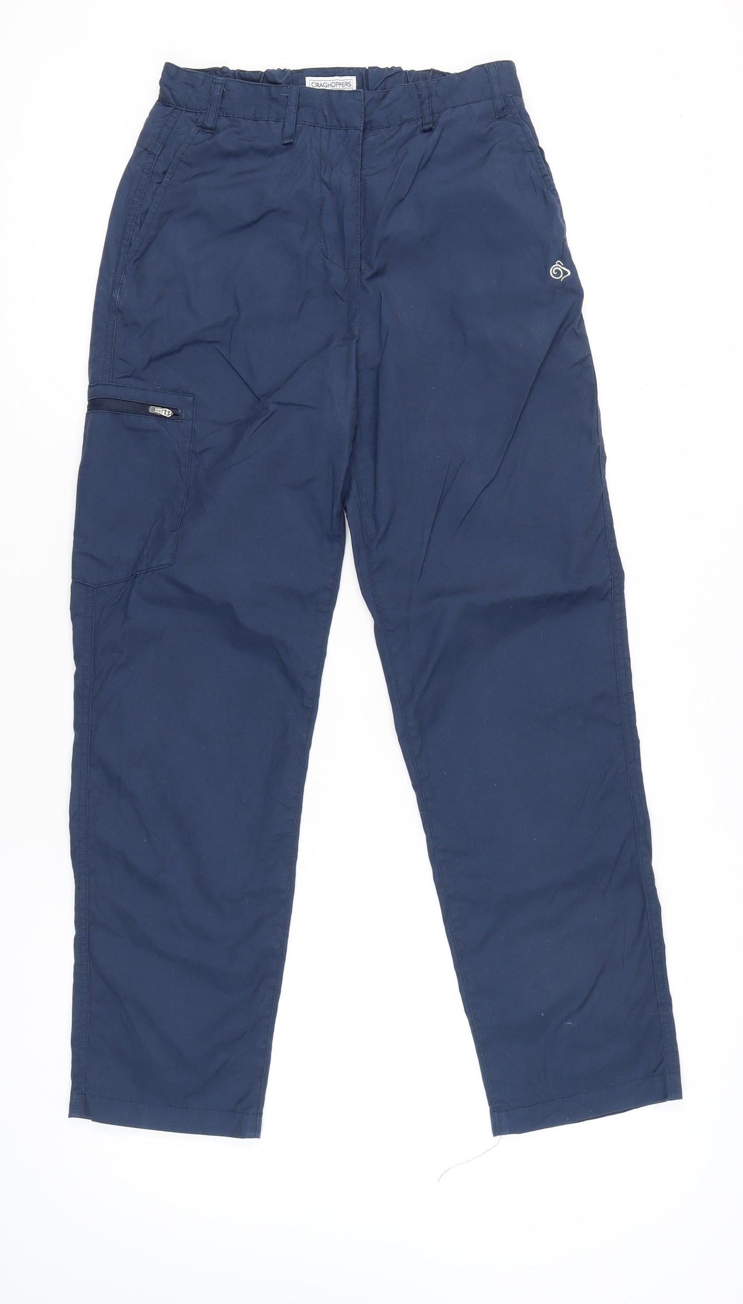Craghoppers Women’s Blue Cargo Trousers Size 8 UK Outdoor Hiking Travel